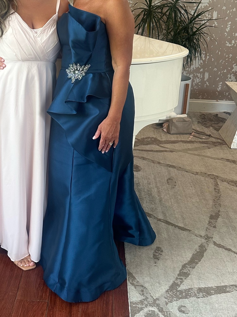 Feriani Couture Teal Wedding Dress